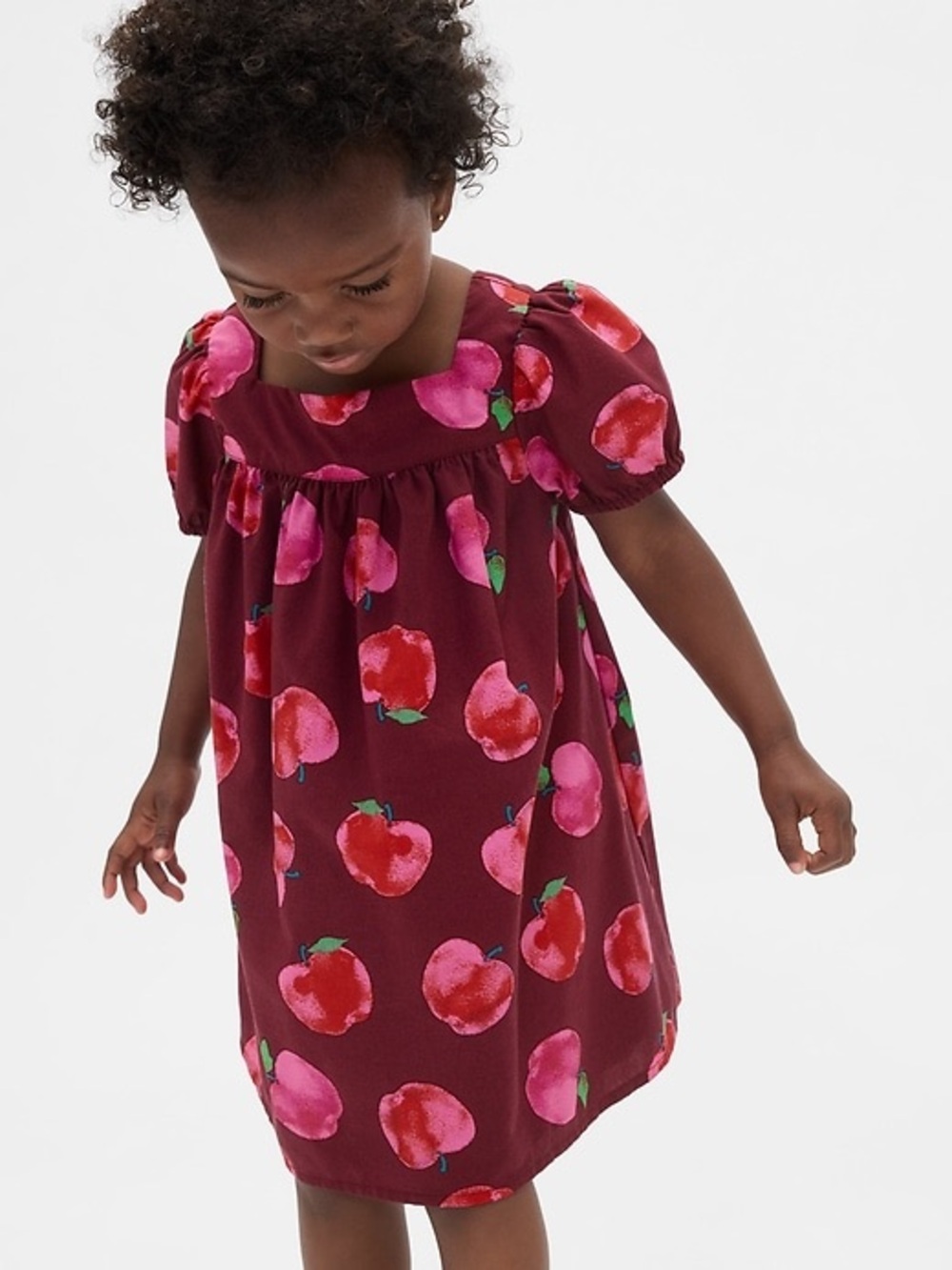NOWT • Puff sleeve poplin dress 🍎